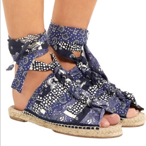 Chloe Shoes - Chloé Printed canvas espadrilles